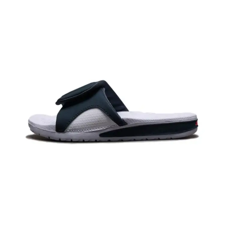 Jordan Hydro 4 Ciabatte Casual Antiscivolo Resistenti all Usura per Bambini Ciabatte per Bambini Bianco Nero 705173-023 33 5