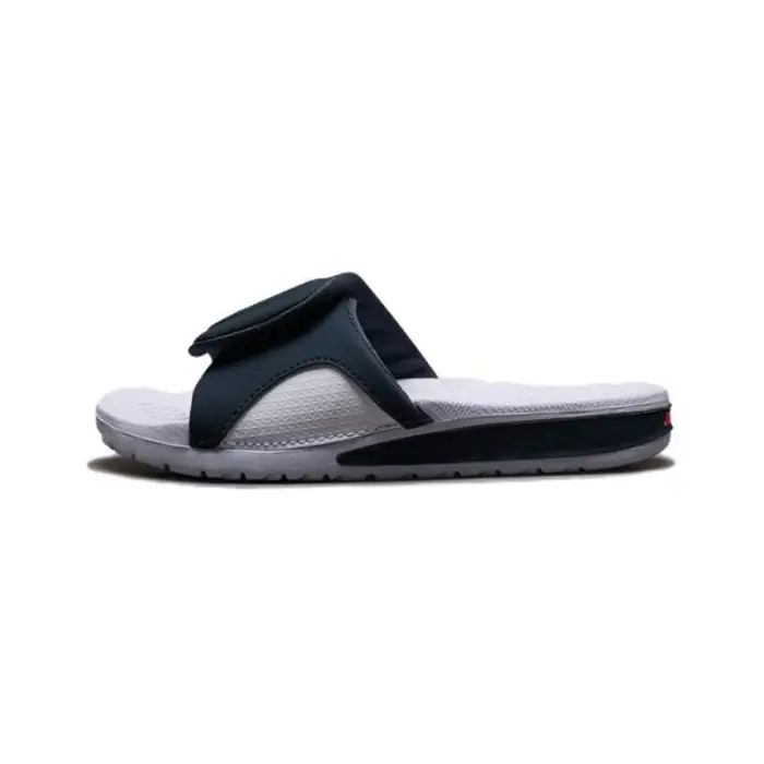 Jordan Hydro 4 Ciabatte Casual Antiscivolo Resistenti all Usura per Bambini Ciabatte per Bambini Bianco Nero 705173-023