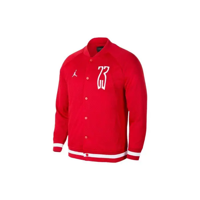 Maglia da Baseball a Rete con Stampa Logo Jordan Uomo Top Rossi AQ0617-687 L