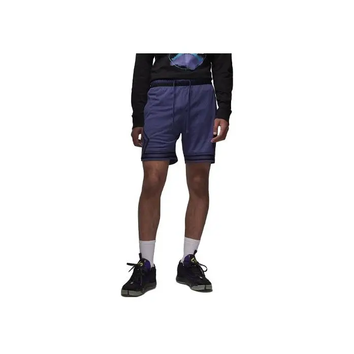 Jordan Pantaloncini Casual da Uomo Dri-FIT Sport Color Block con Stampa Logo Viola DX1487-502