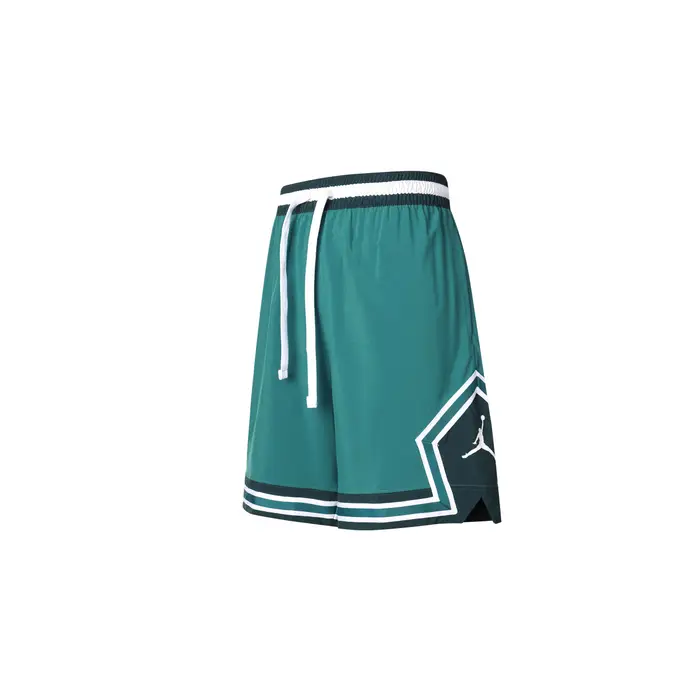 Pantaloncini da basket da uomo Jordan Dri-FIT Sport con logo stampato ad asciugatura rapida in tessuto woven Teal FB7581-318 2XL
