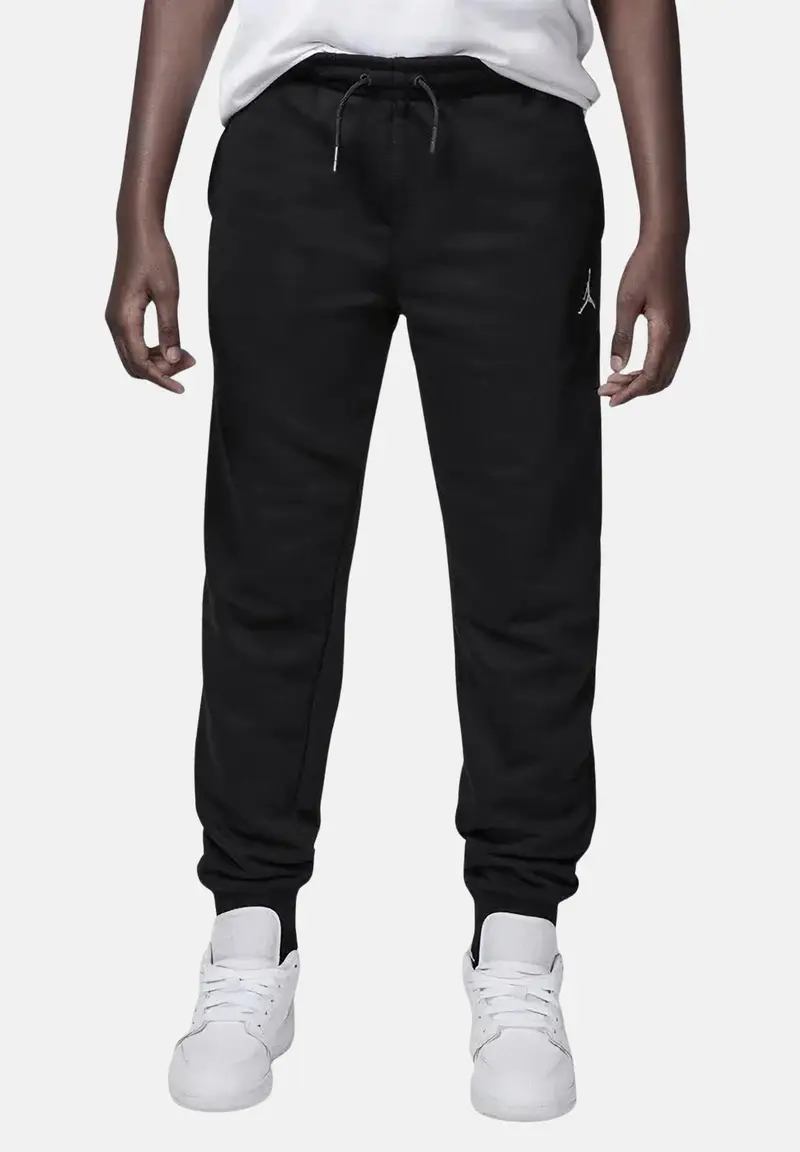 Jordan Pantalone sportivo MJ Brooklyn French Terry Essentials nero per bambino e bambina