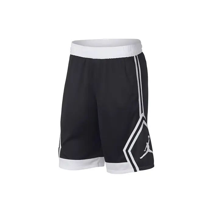 Rise Pantaloncini da Basket a Righe Diamond Dettaglio Color Block Uomo Pantaloncini Nero 887438-013 M