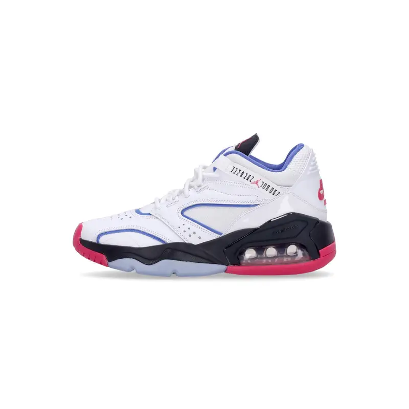 Jordan Scarpa Bassa Uomo Point Lane White/rush Pink/medium Blue/black