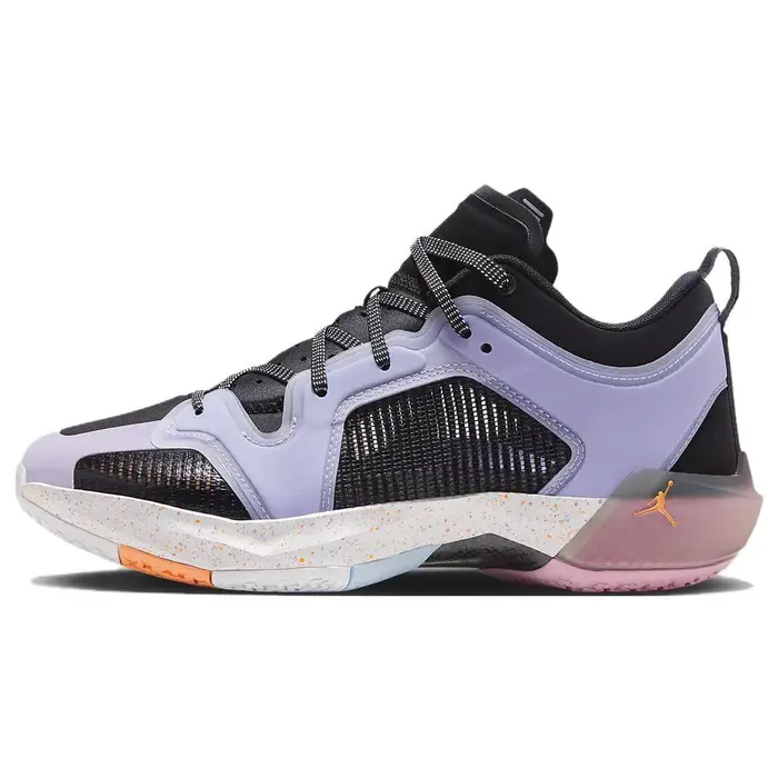 Scarpe da basket Jordan Air 37 Dongdan Performance Low Top Sneaker Unisex Nero Viola FD8700-001 46