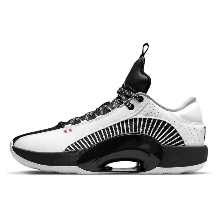 Scarpe da ginnastica unisex Air Jordan 35 Low PF Bianco Nero Rosso Varsity CW2459-101 45