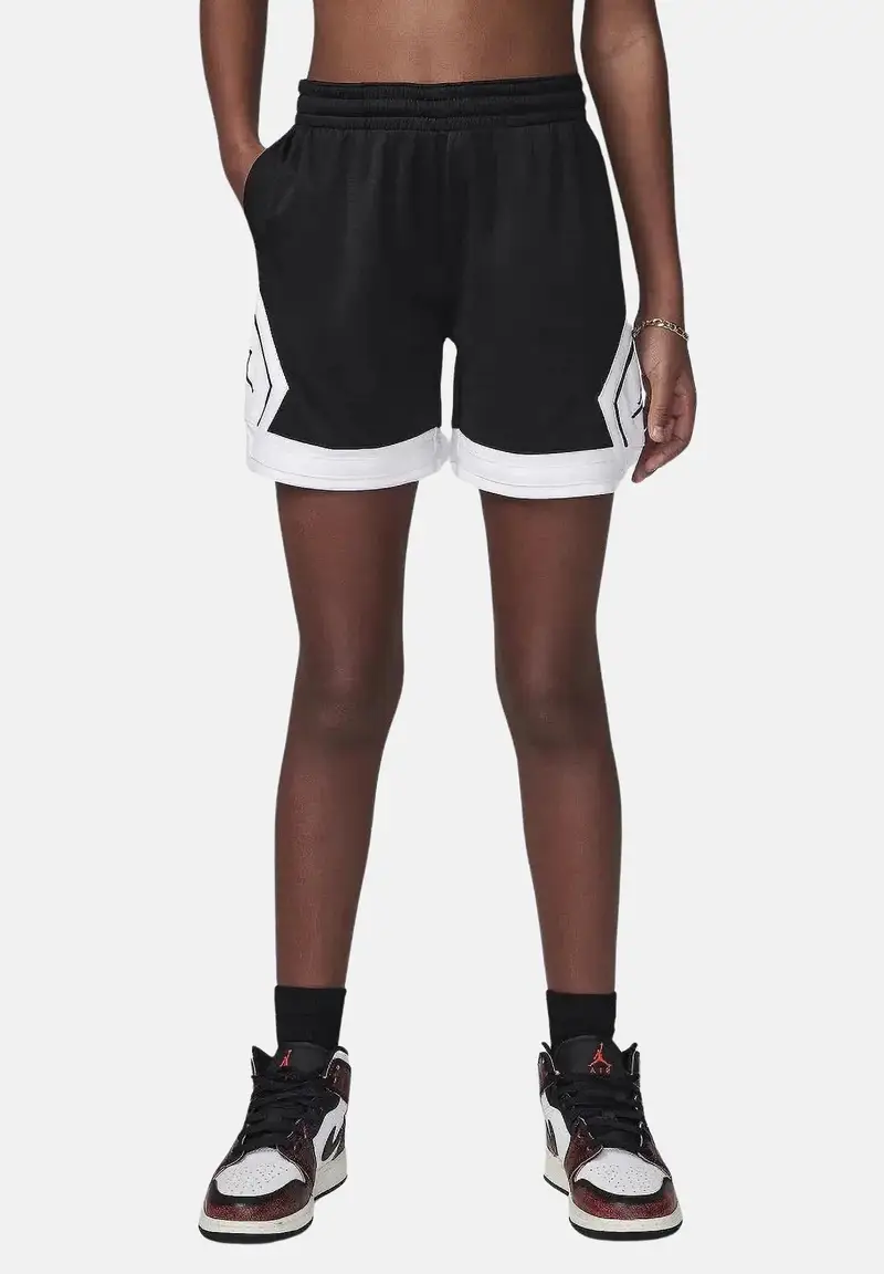 Jordan Shorts sportivo nero da bambina con logo