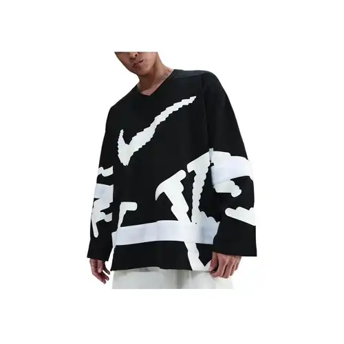 Jordan Sportswear Club Fashion Comoda Morbida Versatile Maglietta a Maniche Lunghe Uomo top HV1138-010