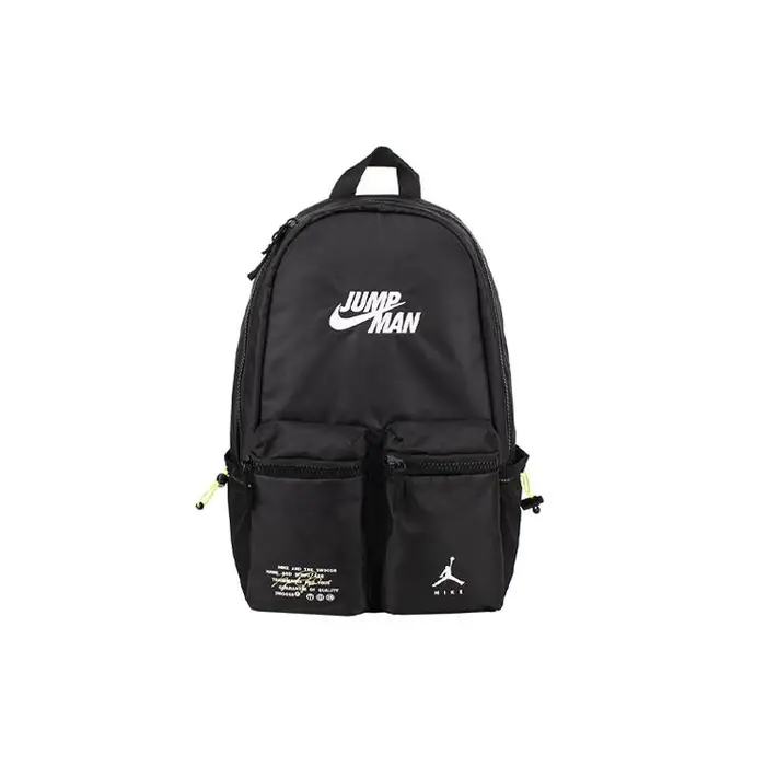 Jordan Zaino da Basket Classic Grande Capacità con Cerniera Poliestere Unisex Nero DX7184-010 Black