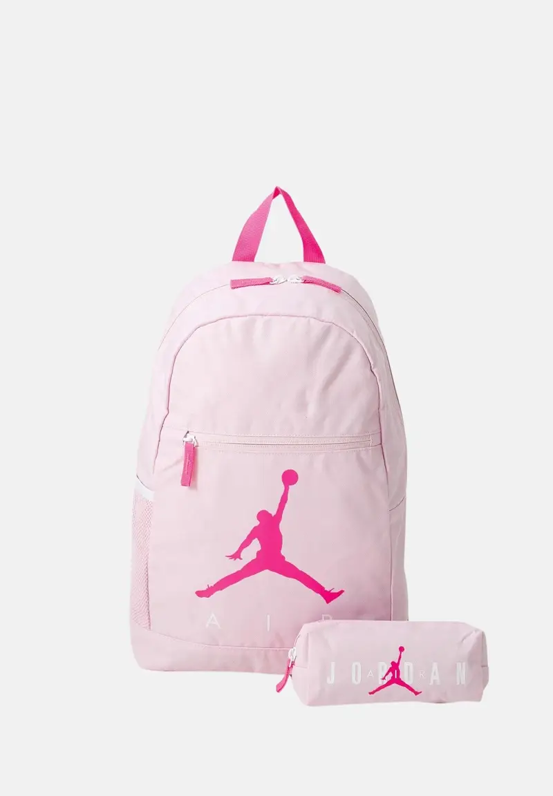 Jordan Zaino rosa per bambino e bambina con astuccio