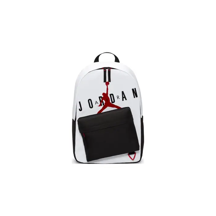 Jordan Zaino Zaino Unisex con Cerniera Stampa Air Nero Bianco JD2223011GS-002 Black White