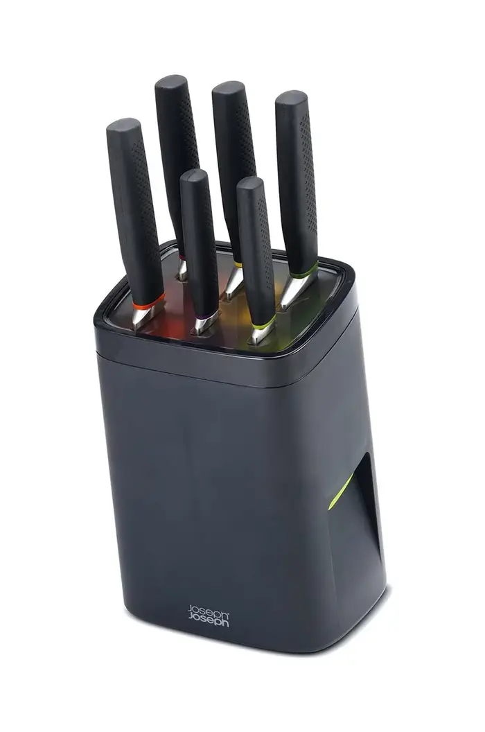 set coltellli con organizer Lockblock pacco da 6 Grigio