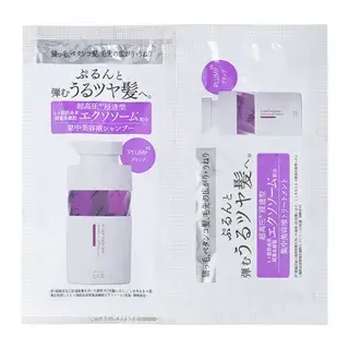 JPS LABO Unlabel Lab Exosome Bounce Shampoo & Treatment Trial Set 12ml x 2