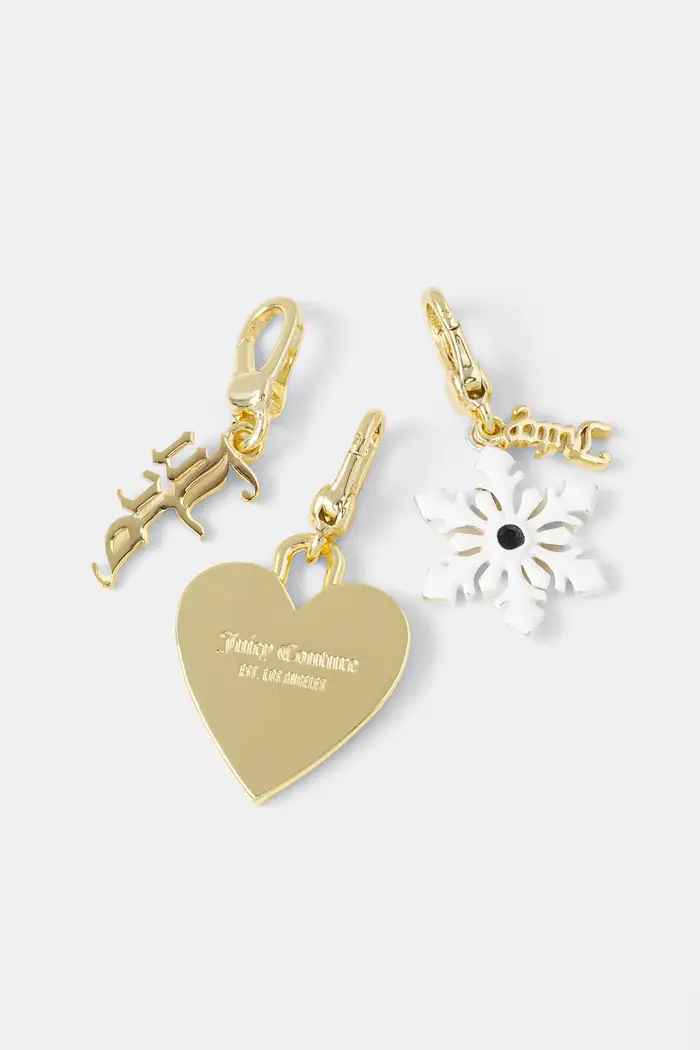 charms SERINA CHRISTMAS CHARM SET pacco da 3 Oro