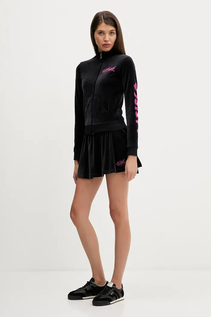Juicy Couture gonna in velluto Angel Nero