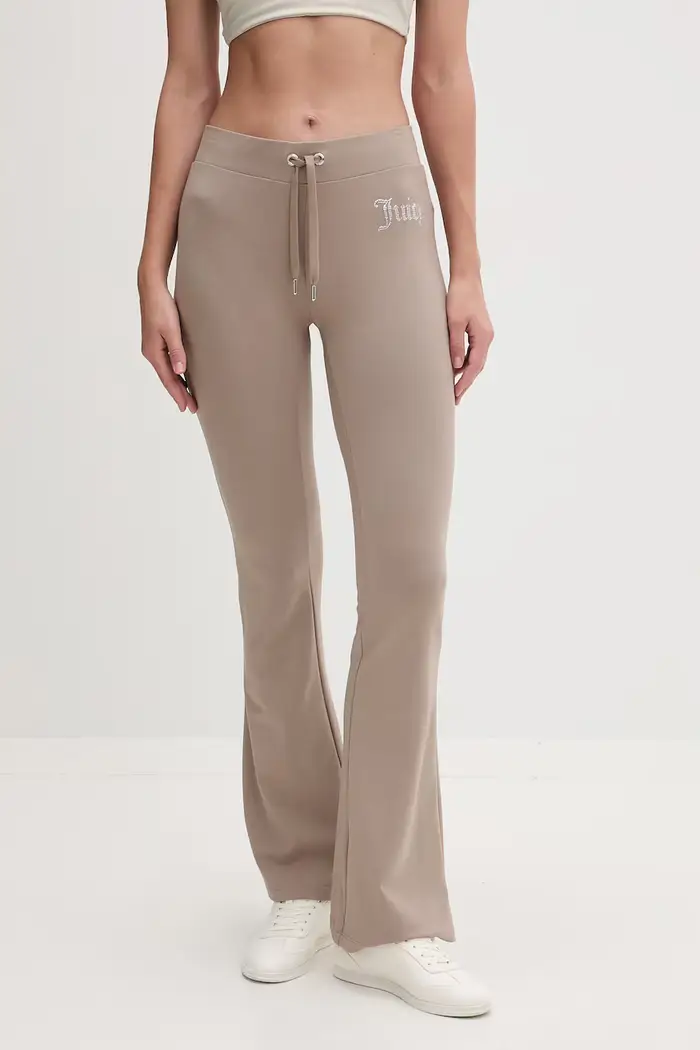 Juicy Couture pantaloni da tuta da donna con cotone APOLLO Marrone