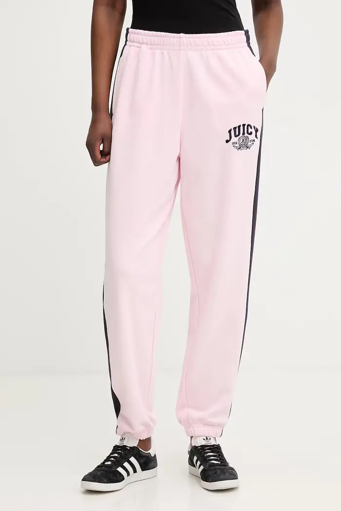 pantaloni da tuta da donna con cotone CREST TRACKPANT Rosa