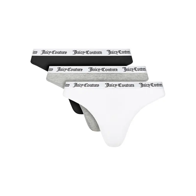 Juicy Couture Set di 3 culotte classiche Diddy JCLBR224572 Multicolore