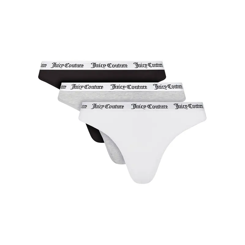 Juicy Couture Set di 3 perizomi Diana JCLTH224571 Multicolore