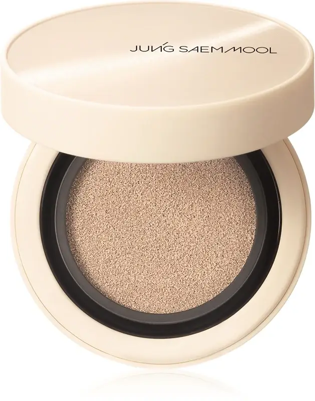 Jung saem mool Skin Nuder Cover Layer Cushion fondotinta idratante in spugnetta + ricarica colore Fair Light 2× 14 g