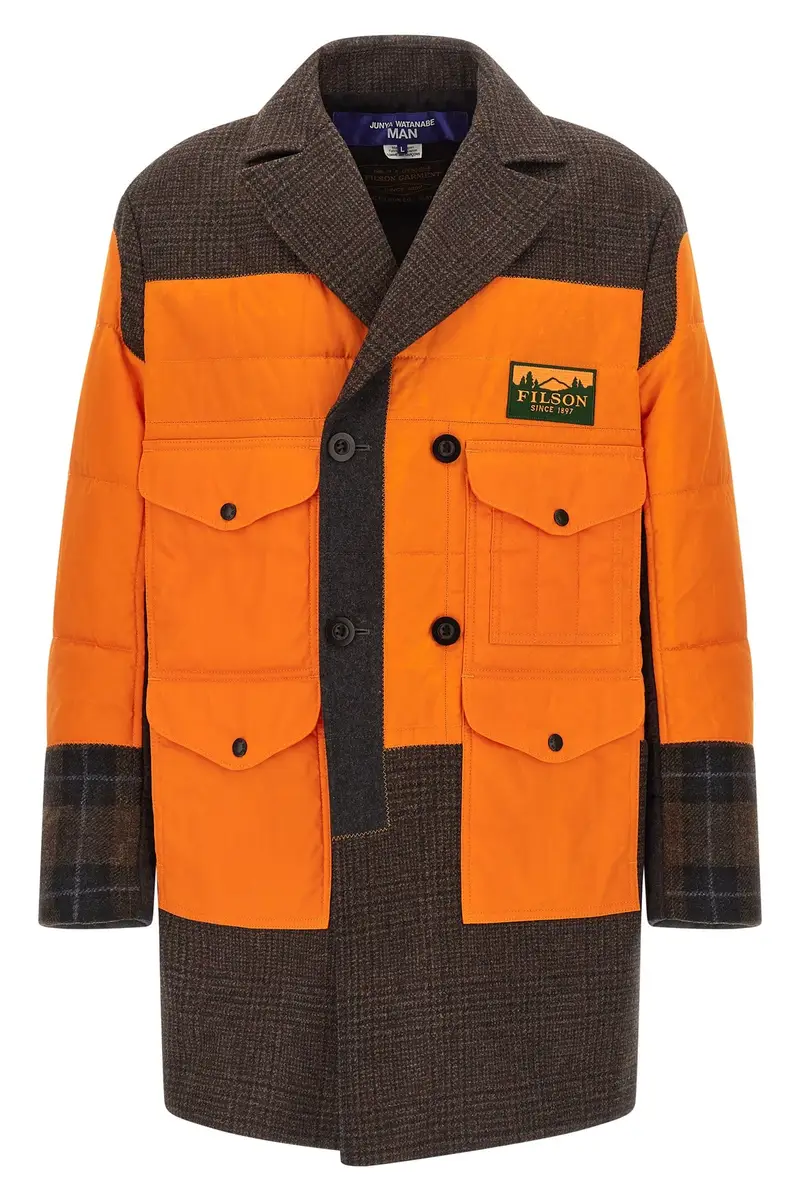 JUNYA WATANABE Cappotto Patchwork Filson X Multi