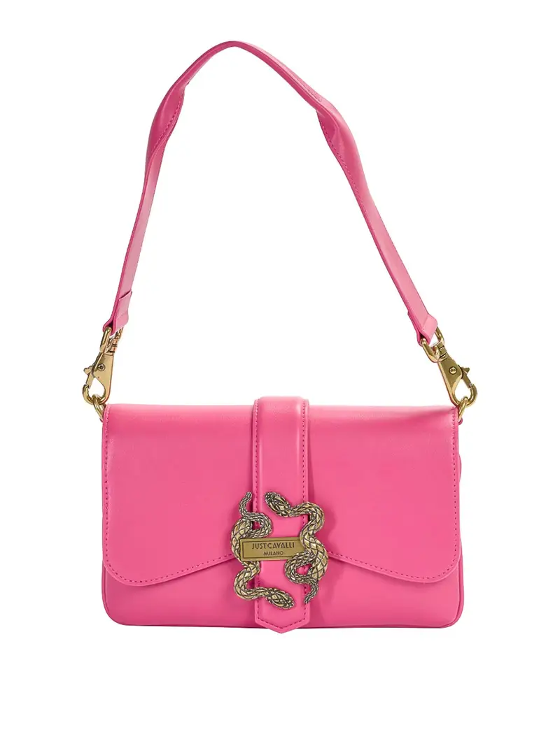 Just Cavalli Borsa Iconic Snakes Rosa