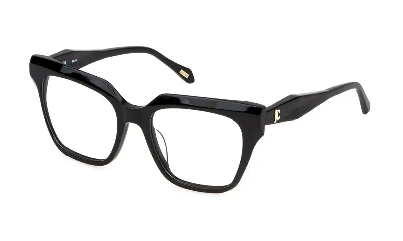 Just Cavalli Donna VJC121 700 Montature da vista Acetato Nero Squadrata