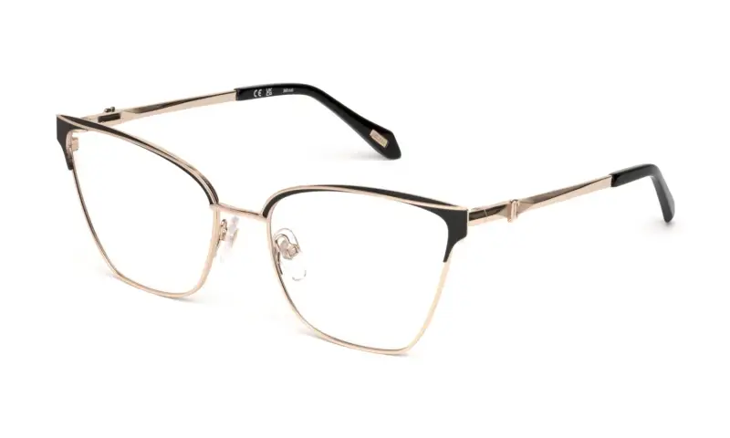 Just Cavalli Donna VJC124 0301 Montature da vista Metallo Oro Farfalla