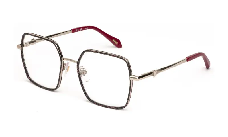 Just Cavalli Donna VJC125V 594Y Montature da vista Metallo Oro Squadrata