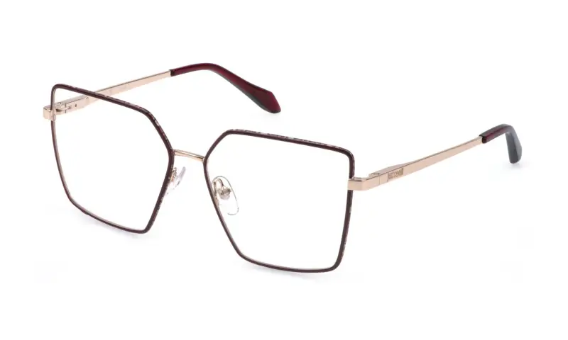 Just Cavalli Donna VJC132 02AM Montature da vista Metallo Oro Geometrica