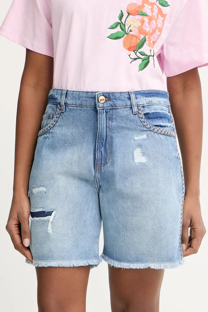 Just Cavalli pantaloncini da donna in jeans Blu