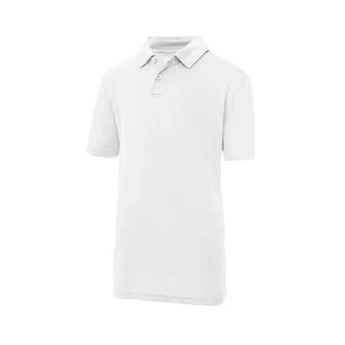 Polo per bambini Just Cool Blanc