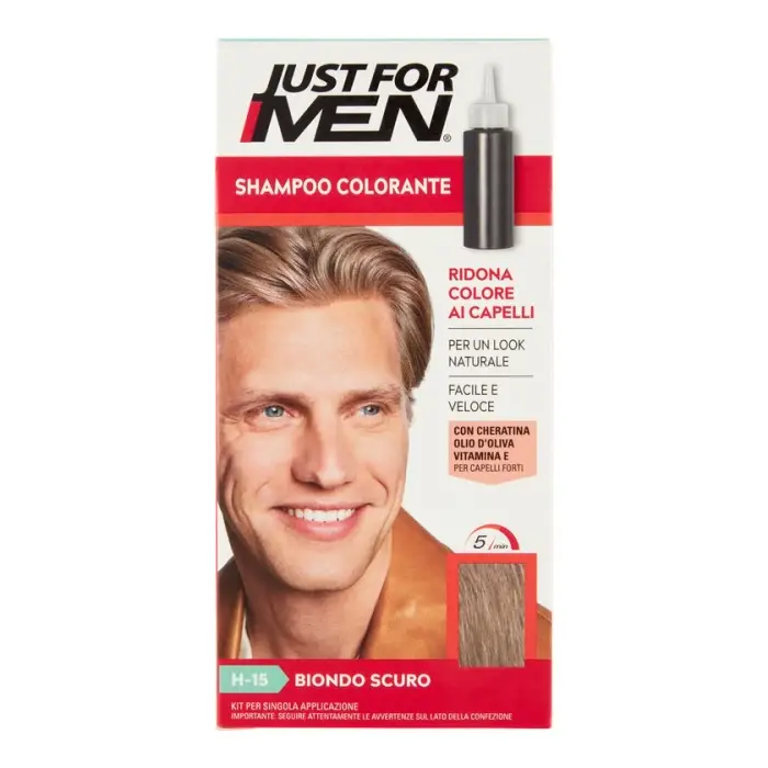Just For Men Shampoo Colorante Biondo Scuro Naturale