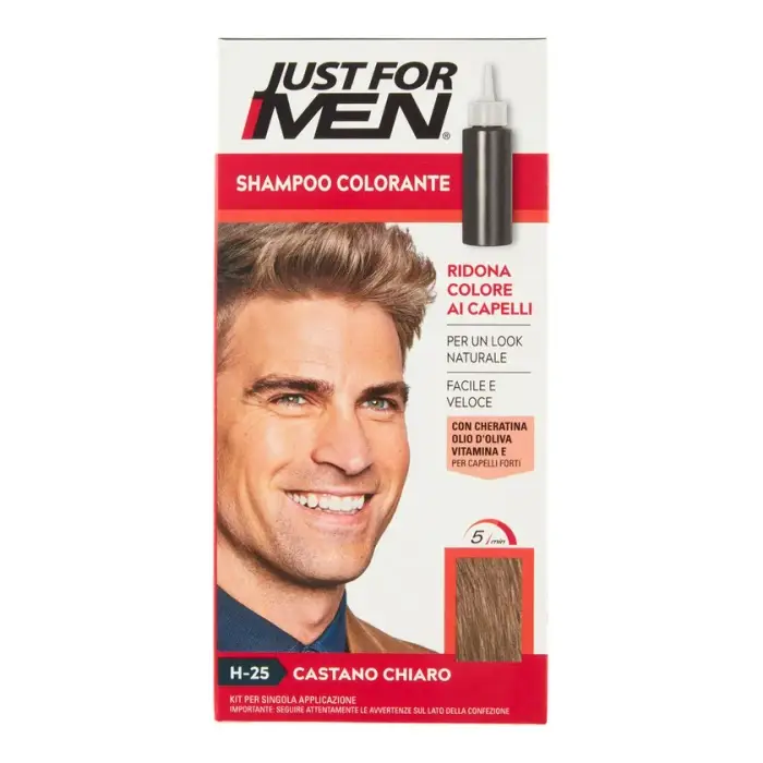Just For Men Shampoo Colorante Castano Chiaro