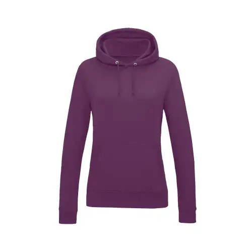 Just Hoods Felpa con cappuccio da donna College