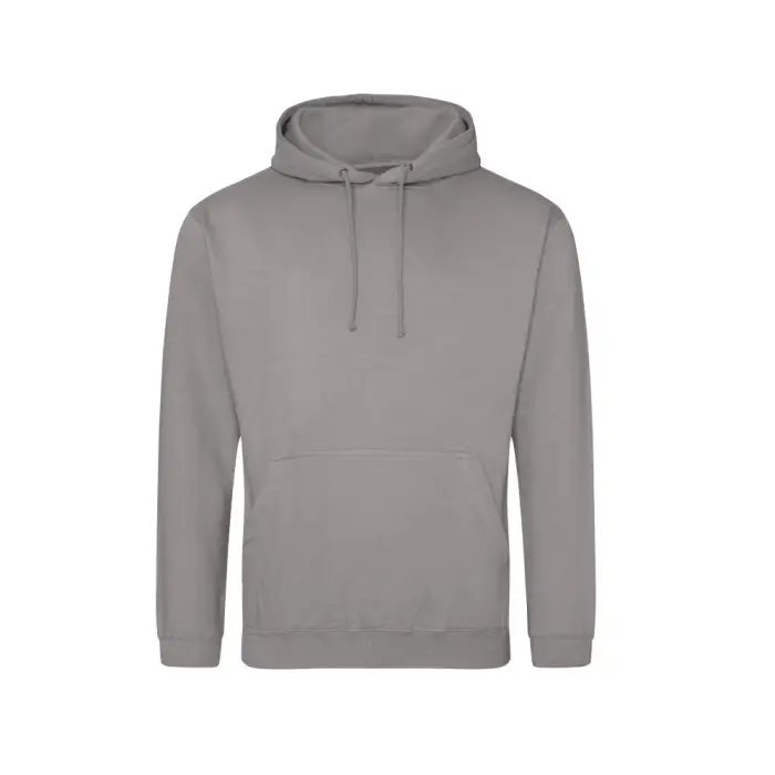 Felpa con cappuccio Just Hoods College Gris