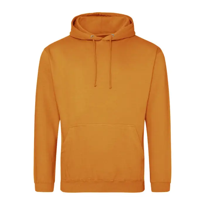 Felpa con cappuccio Just Hoods College Orange