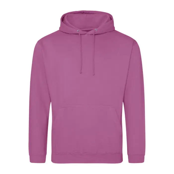 Felpa con cappuccio Just Hoods College Rose