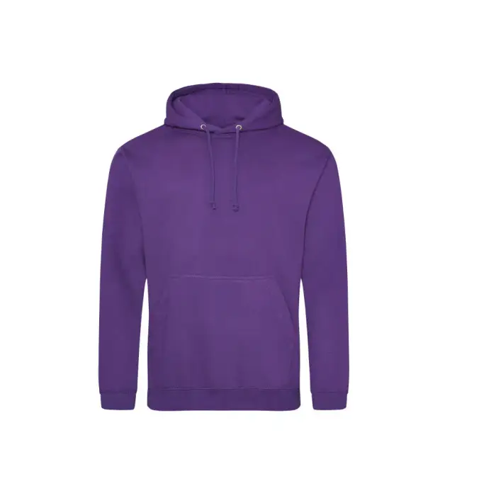 Felpa con cappuccio Just Hoods College Violet