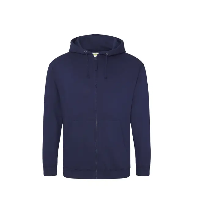 Just Hoods Felpa con cerniera a cappuccio Bleu