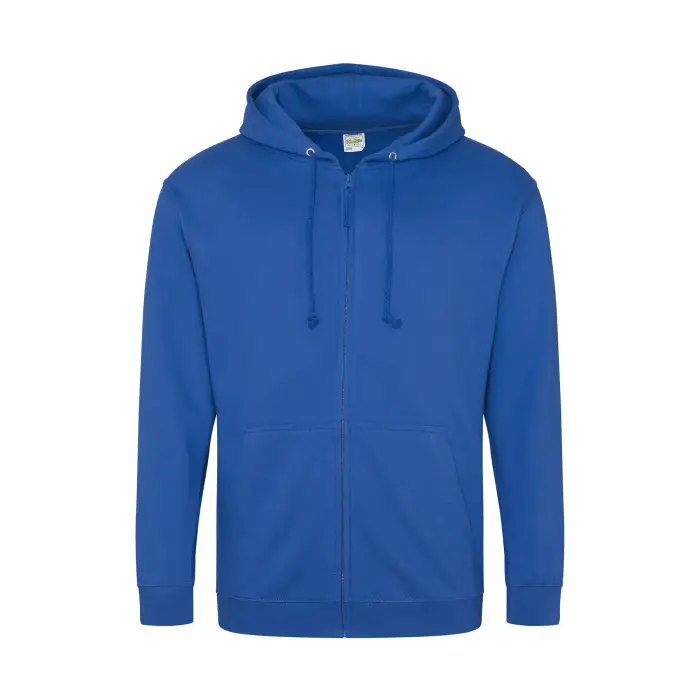Just Hoods Felpa con cerniera a cappuccio Bleu