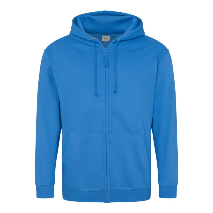 Just Hoods Felpa con cerniera a cappuccio Bleu