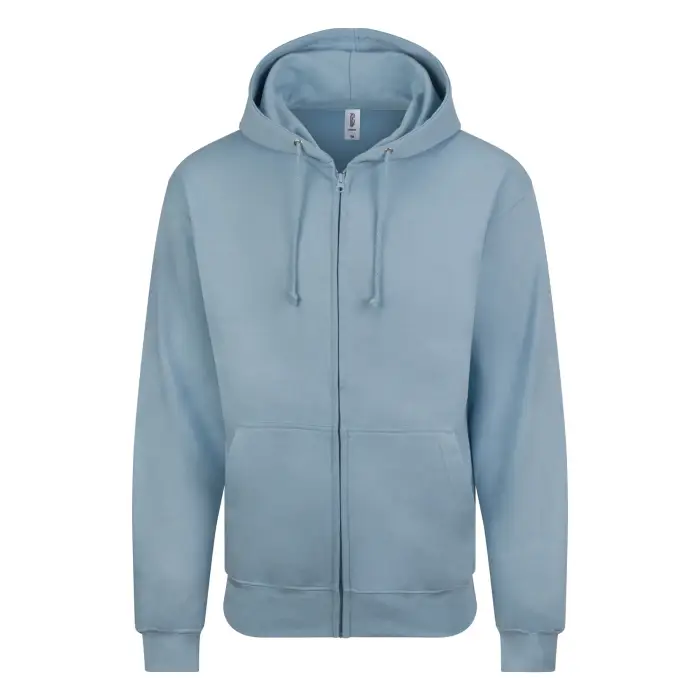 Just Hoods Felpa con cerniera a cappuccio Gris