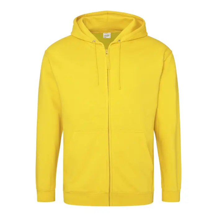 Just Hoods Felpa con cerniera a cappuccio Jaune