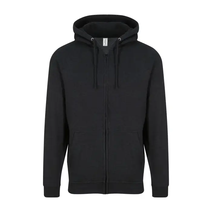 Just Hoods Felpa con cerniera a cappuccio Noir