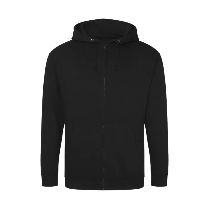 Just Hoods Felpa con cerniera a cappuccio Noir