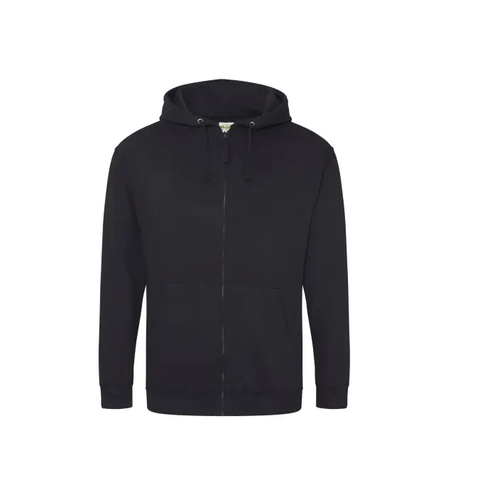 Just Hoods Felpa con cerniera a cappuccio Noir