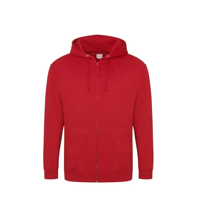 Just Hoods Felpa con cerniera a cappuccio Rouge