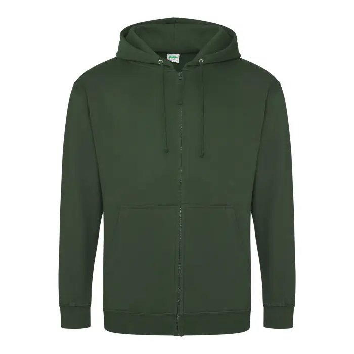 Just Hoods Felpa con cerniera a cappuccio Vert