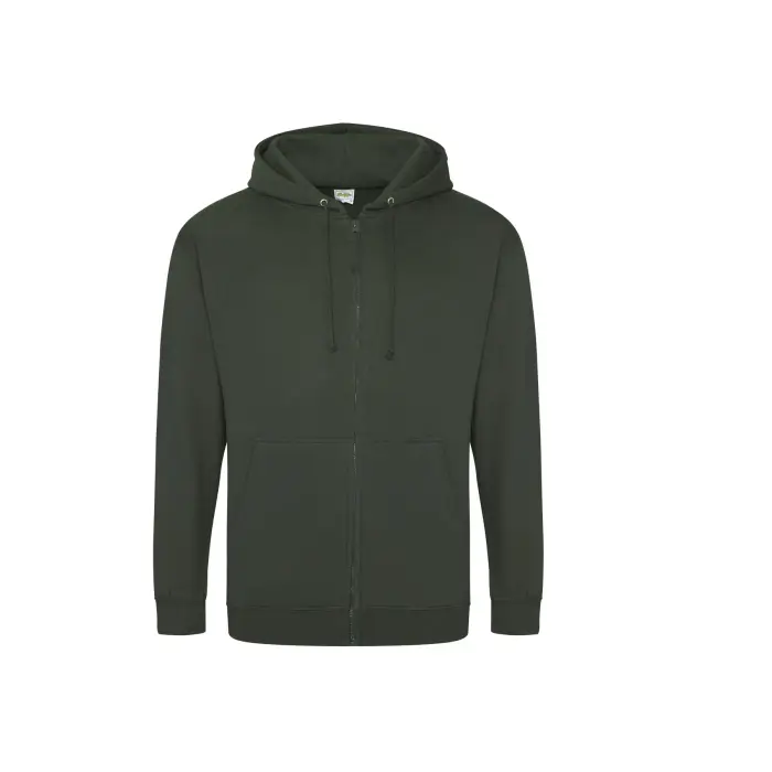Just Hoods Felpa con cerniera a cappuccio Vert